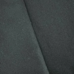 3 YD PC-Classic Black Wool Blend Knit Jacketing Fabric