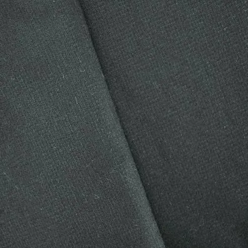 3 YD PC-Classic Black Wool Blend Knit Jacketing Fabric