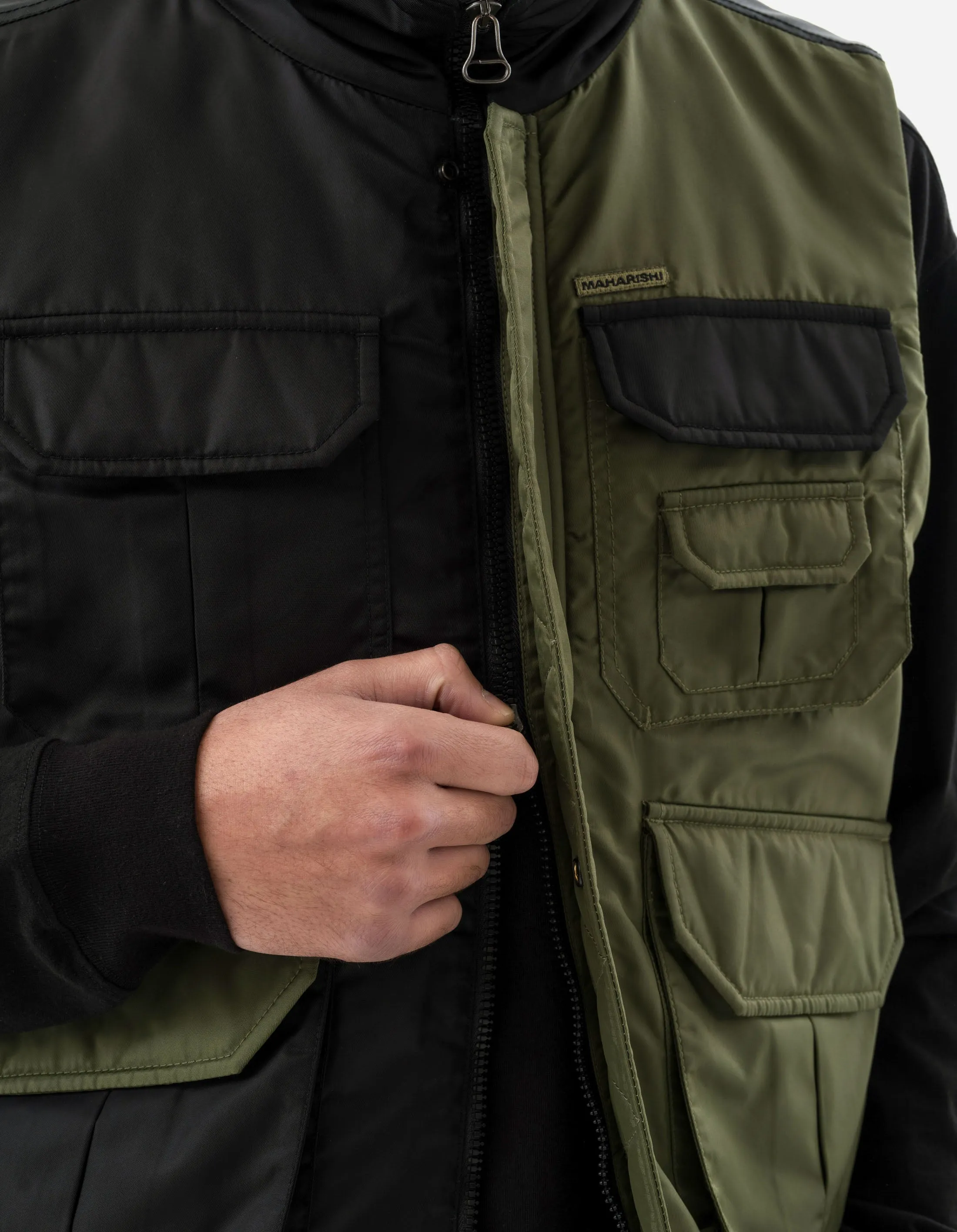 5275 Padded Flight Vest Black/Olive