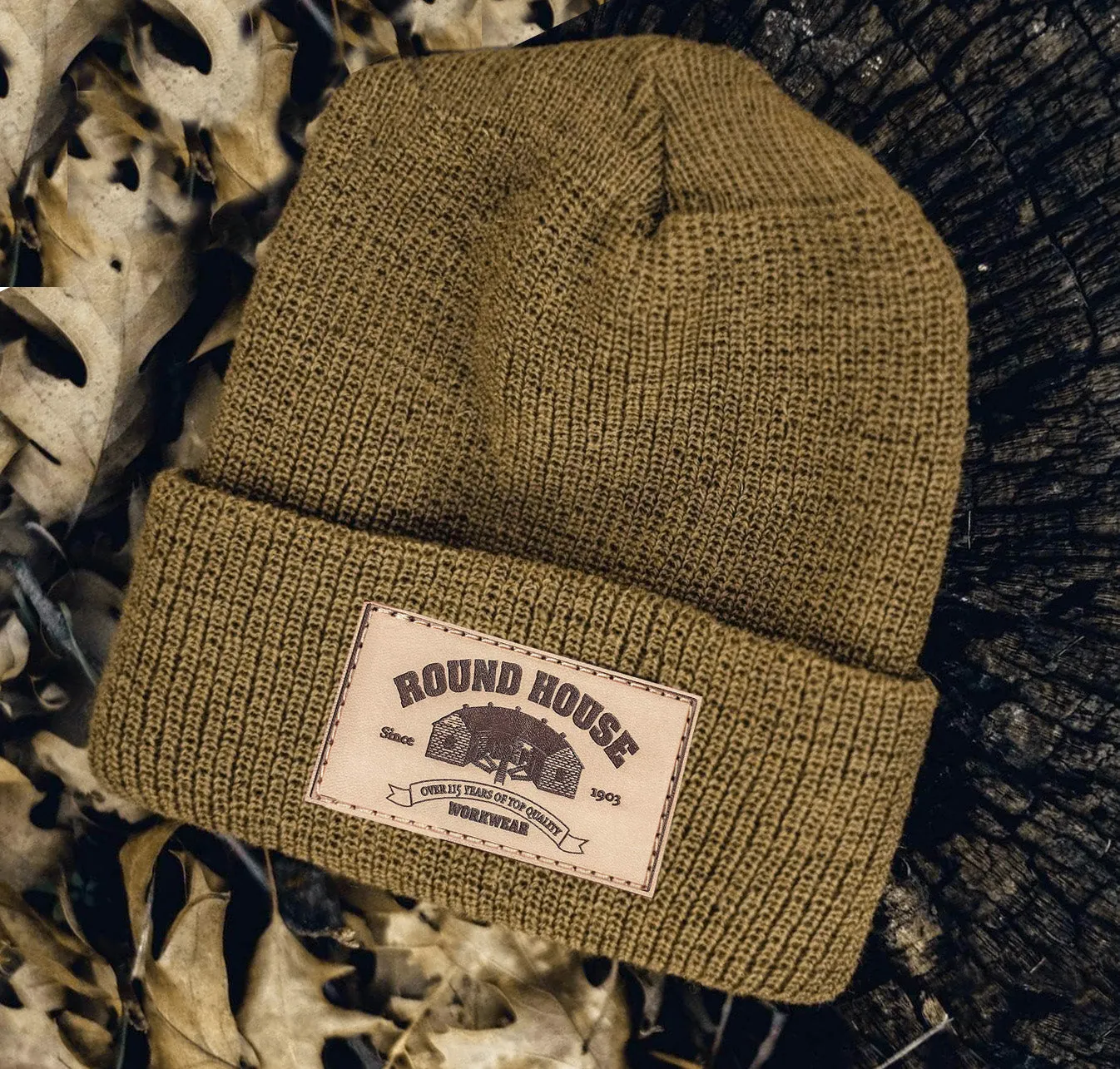 #630 Beanie Round House Logo - MADE IN USA