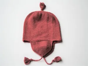 alpaca riding beanie - red