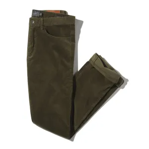 Burlington 5 Pocket Stretch Corduroy  - Dusty Olive