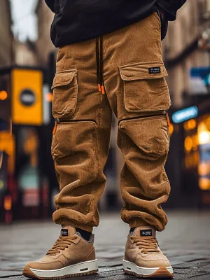 Corduroy Multi Pockets Cargo Pants