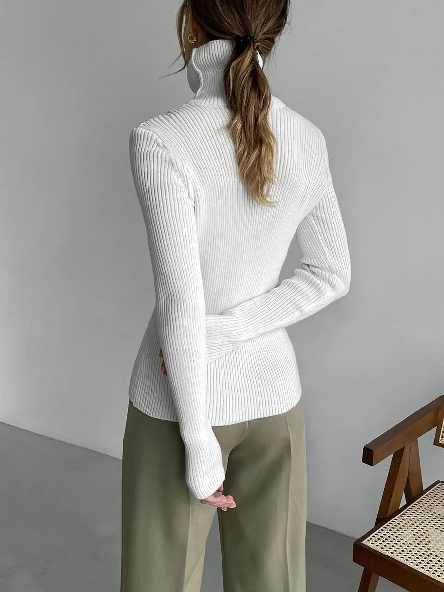 Denise Turtleneck Slim Women Sweater