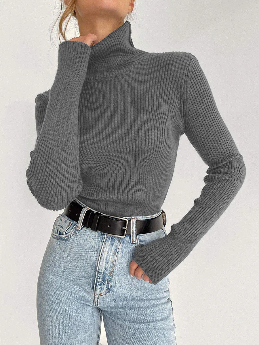 Denise Turtleneck Slim Women Sweater