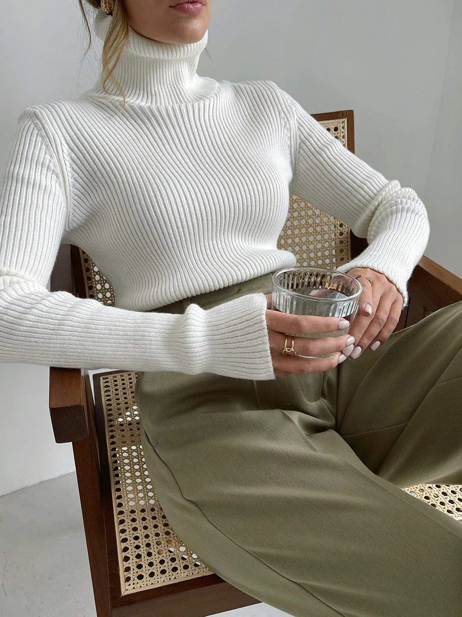 Denise Turtleneck Slim Women Sweater