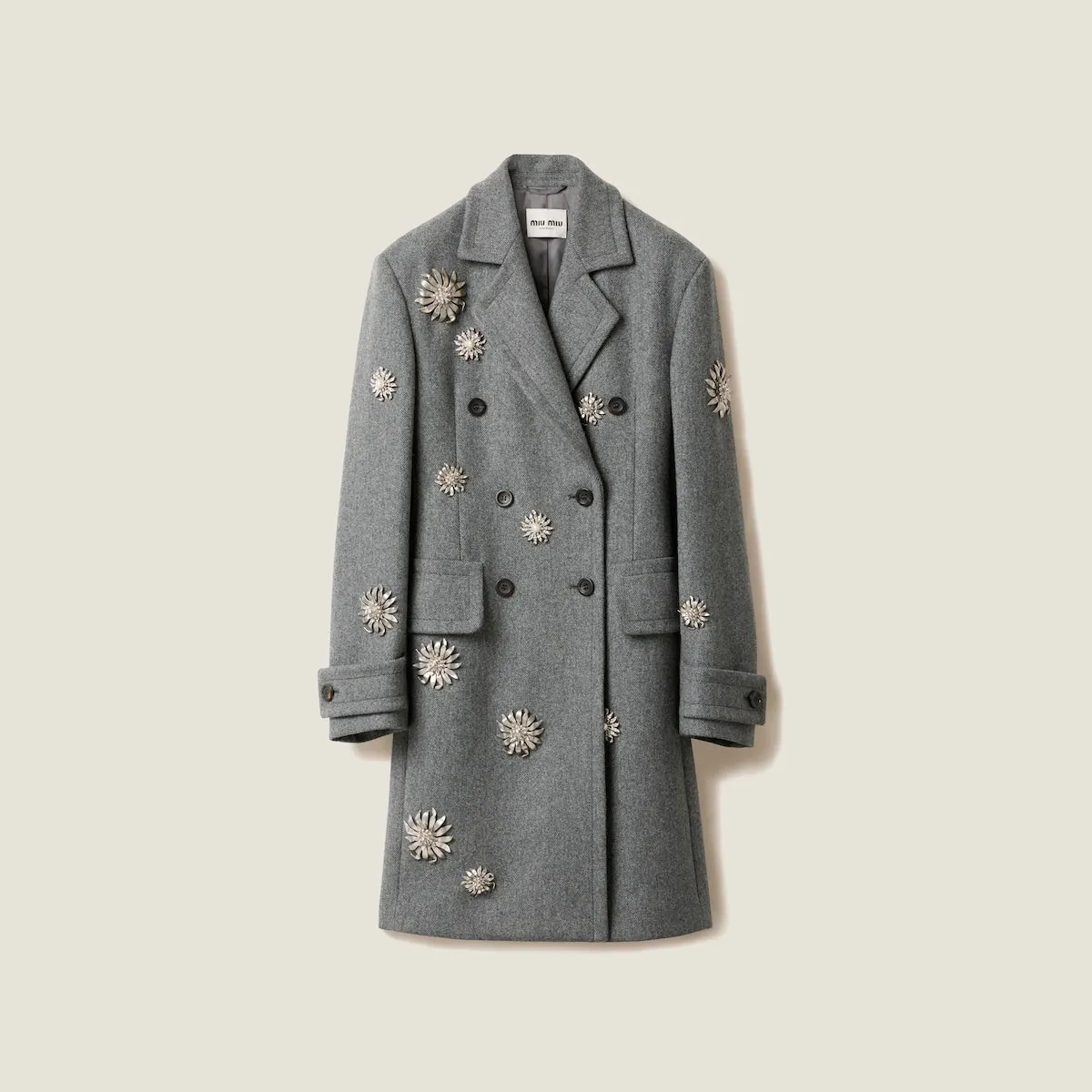 Double-Breasted Double Wool Coat