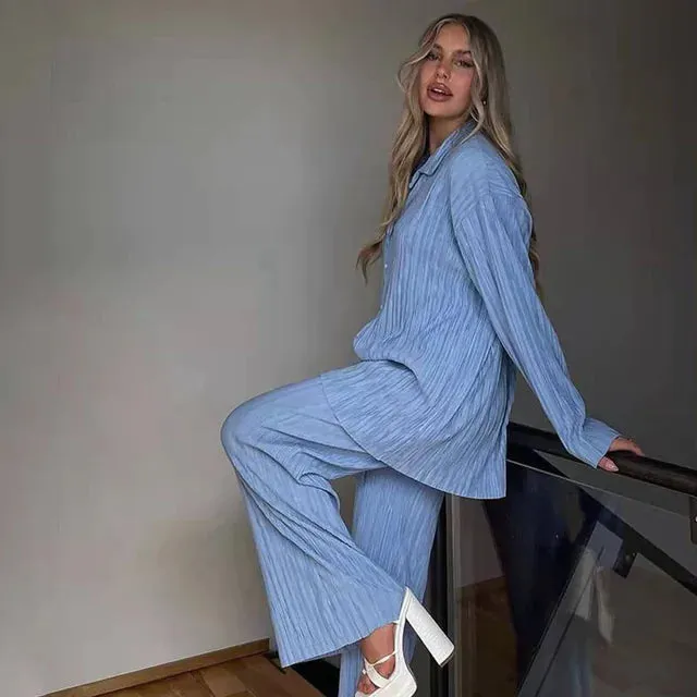 Esmée | Long-sleeved two-piece suit