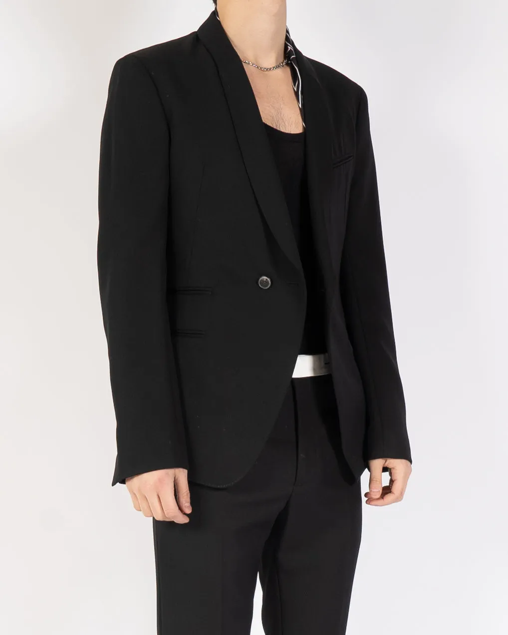 FW14 Black Classic Shawl Collar Blazer