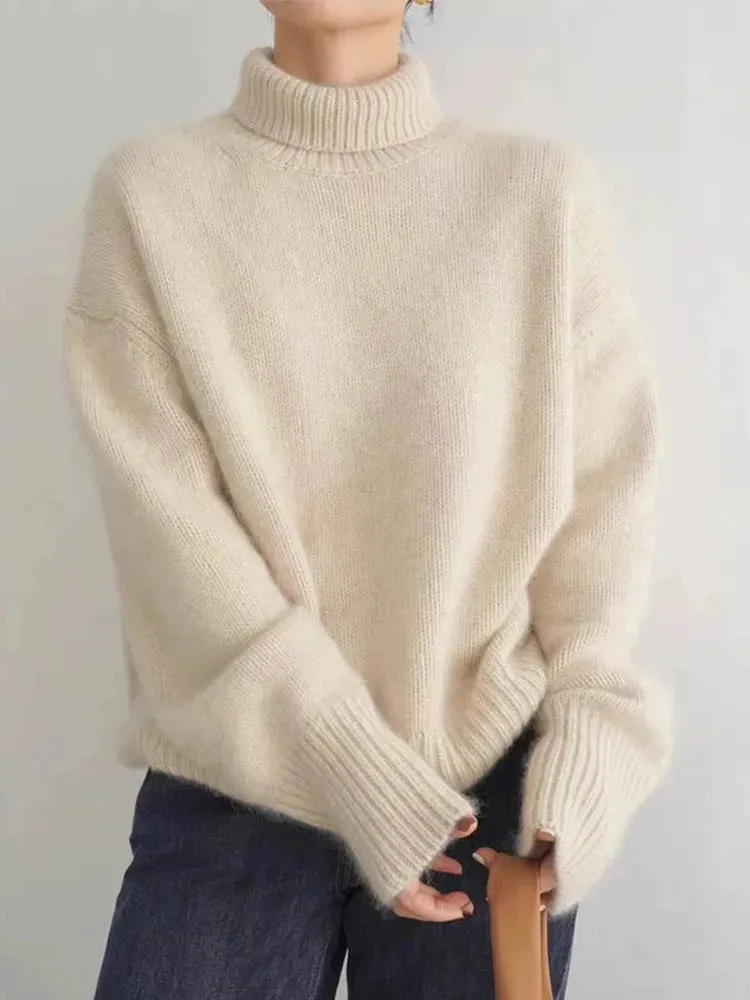 Minx - Women's Turtleneck Sweater