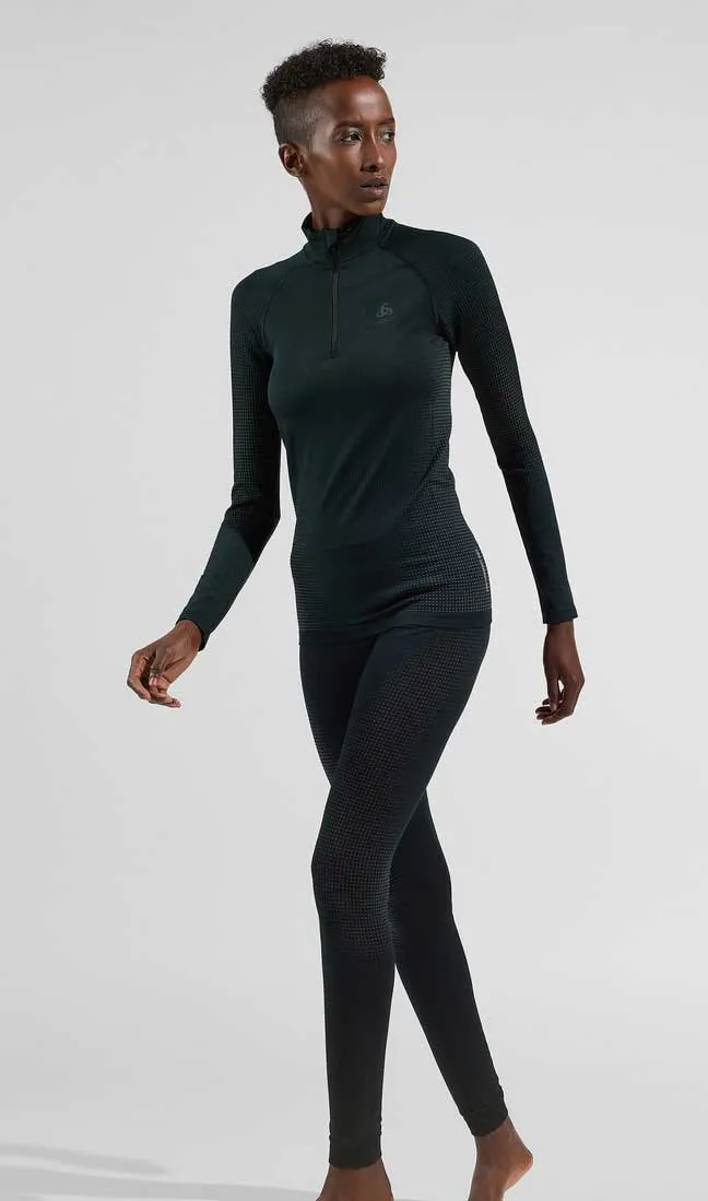 ODLO Women's Performance Warm Seamless Base Layer Combo