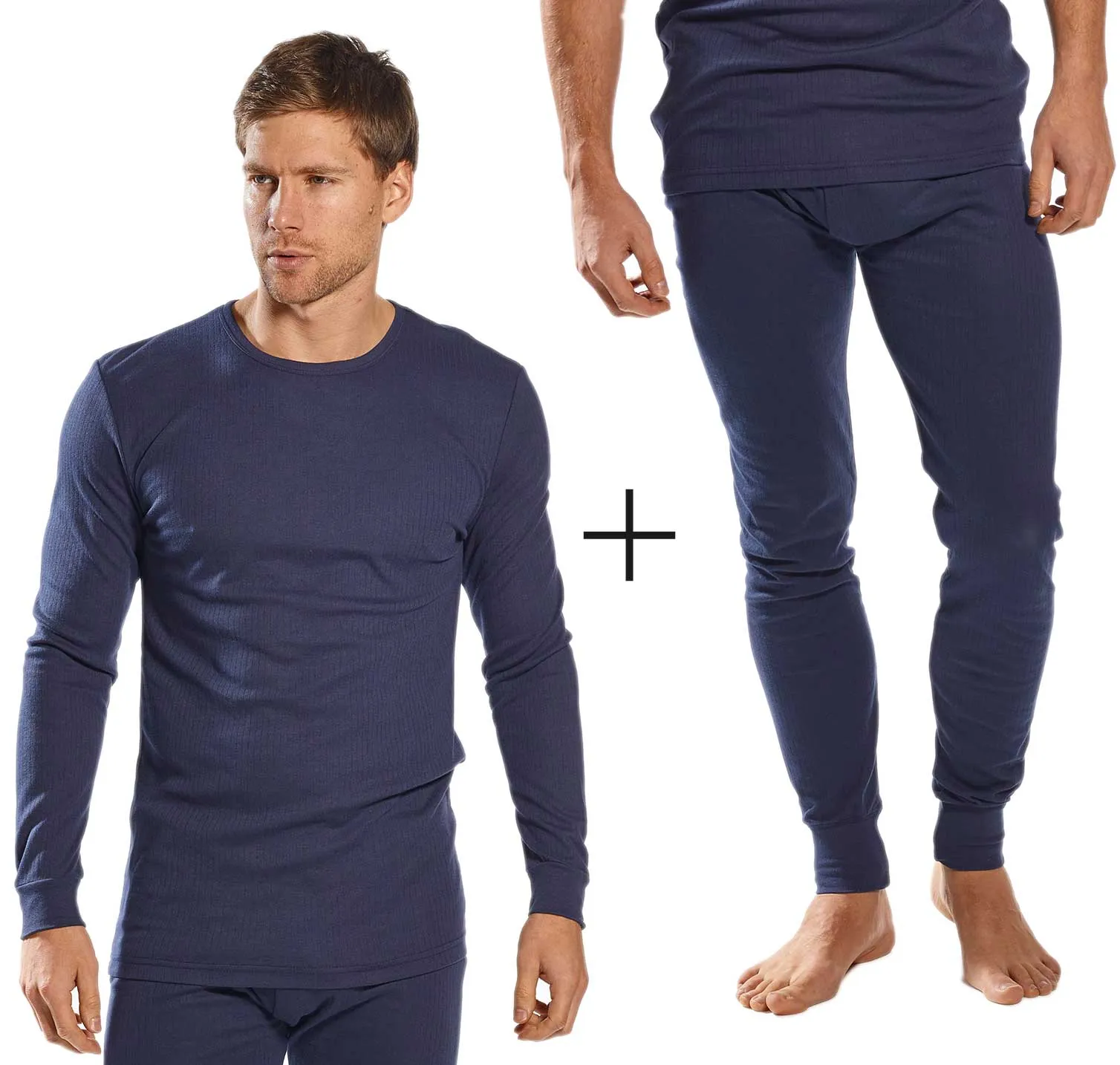 Portwest Men's Polyester Cotton Thermal Base Layer COMBO