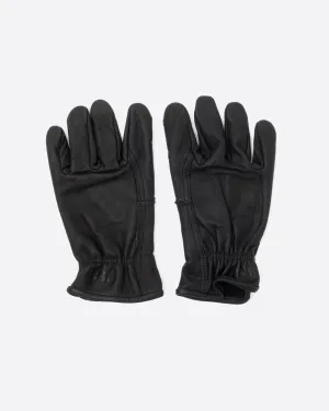 Power Gloves Leather Black