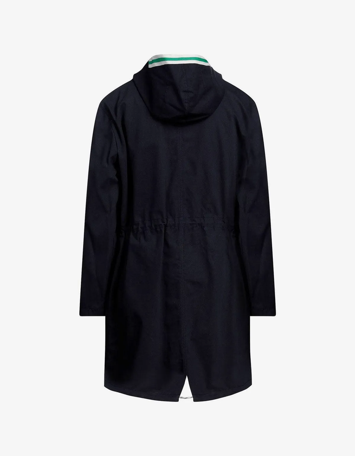 Raf Simons Navy Blue Parka with Silver Interior