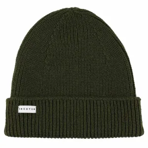 Ribbed Merino Beanie / Khaki