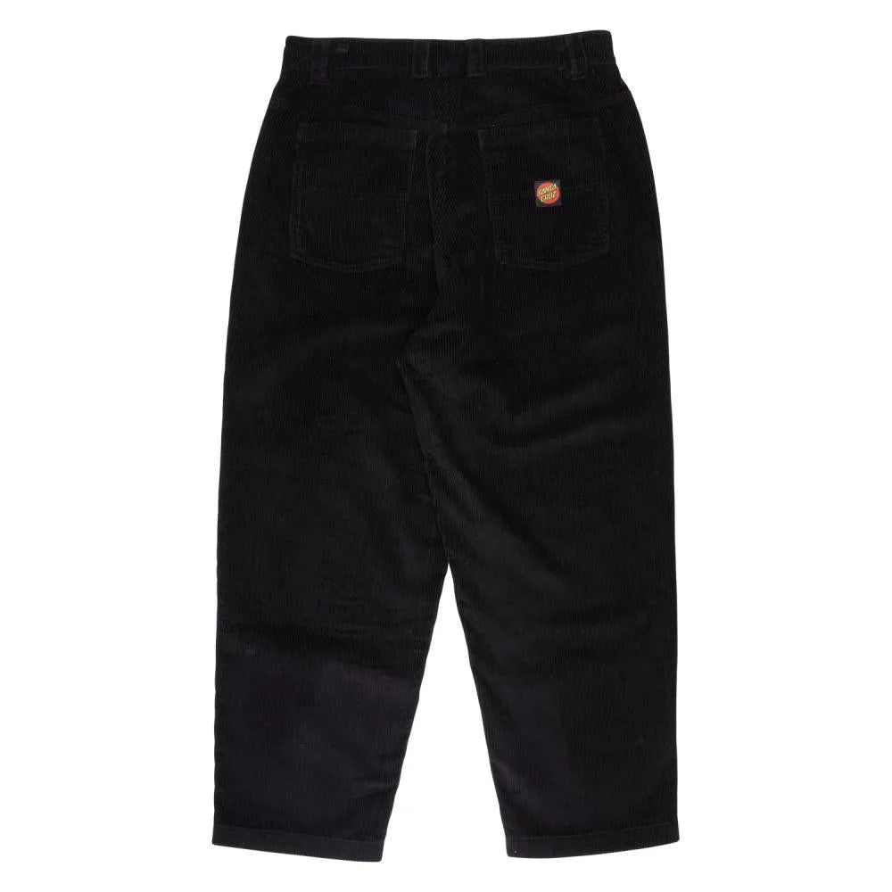 Santa Cruz Pant Big Pants Black Corduroy