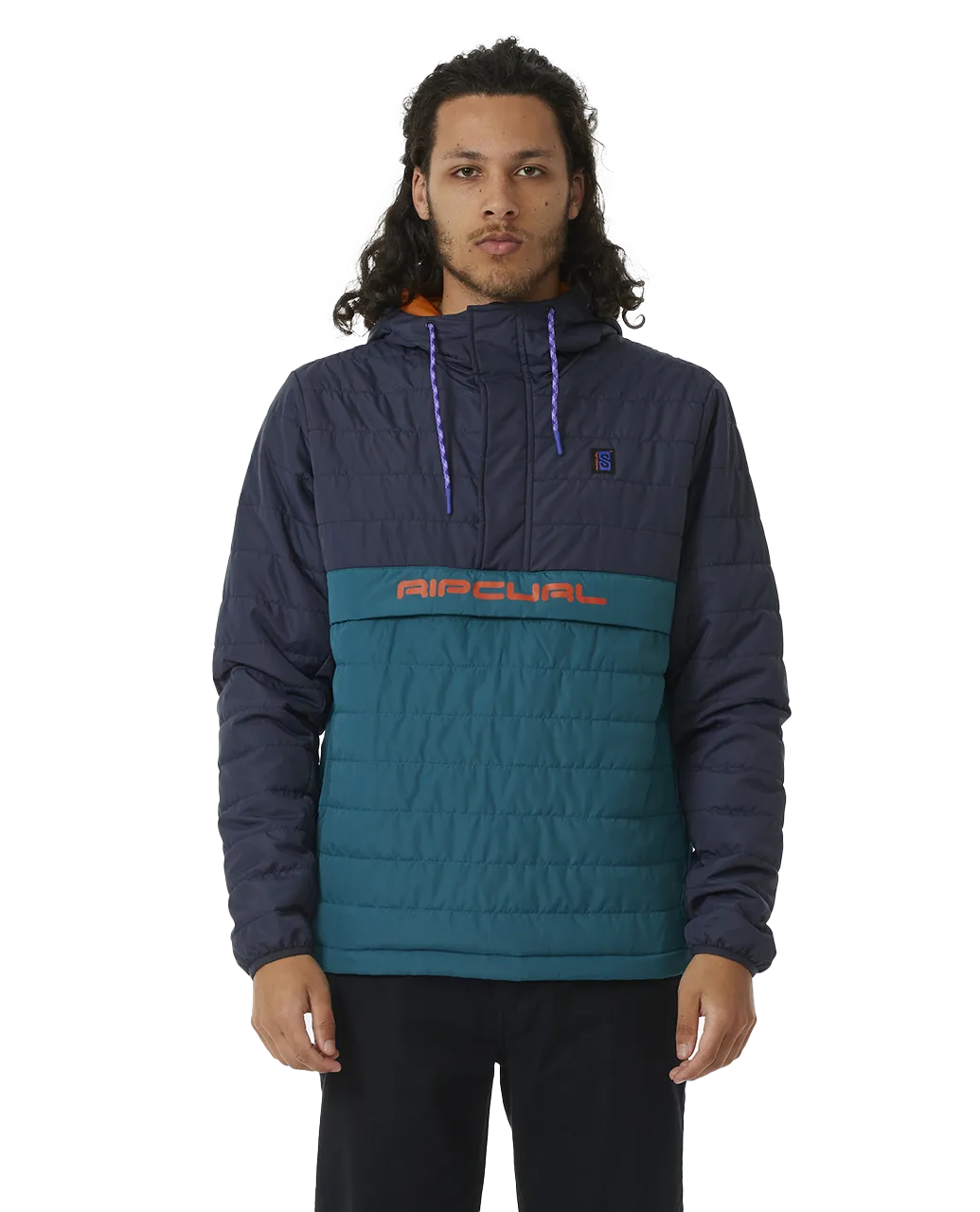 Search Anorak Puffer Jacket in Purple Night