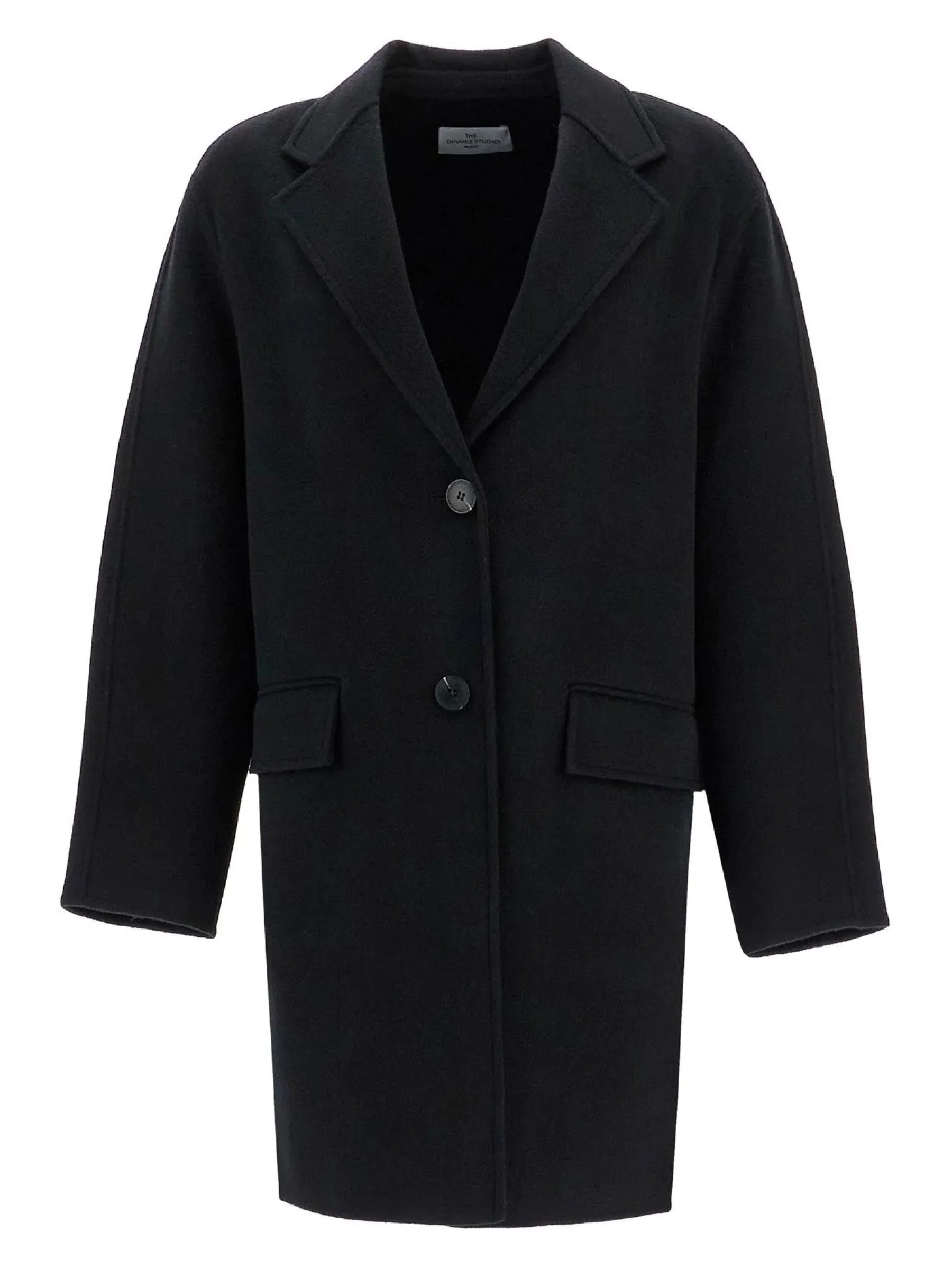 Single-Breasted Midi Coat Wool