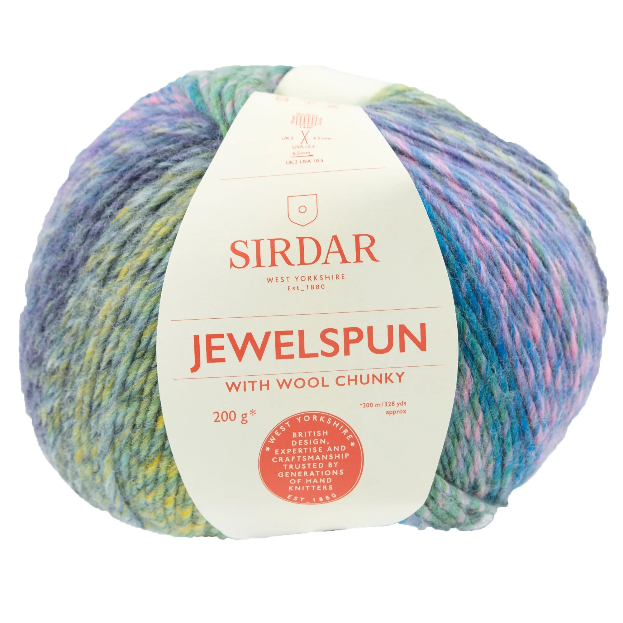 Sirdar Jewelspun with Wool Chunky Yarn - 200 Shimmering Sea Glass