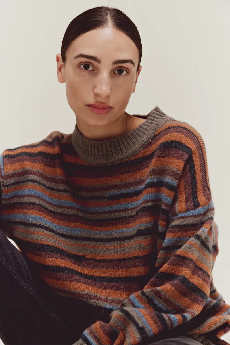 Stop Stripe Sweater