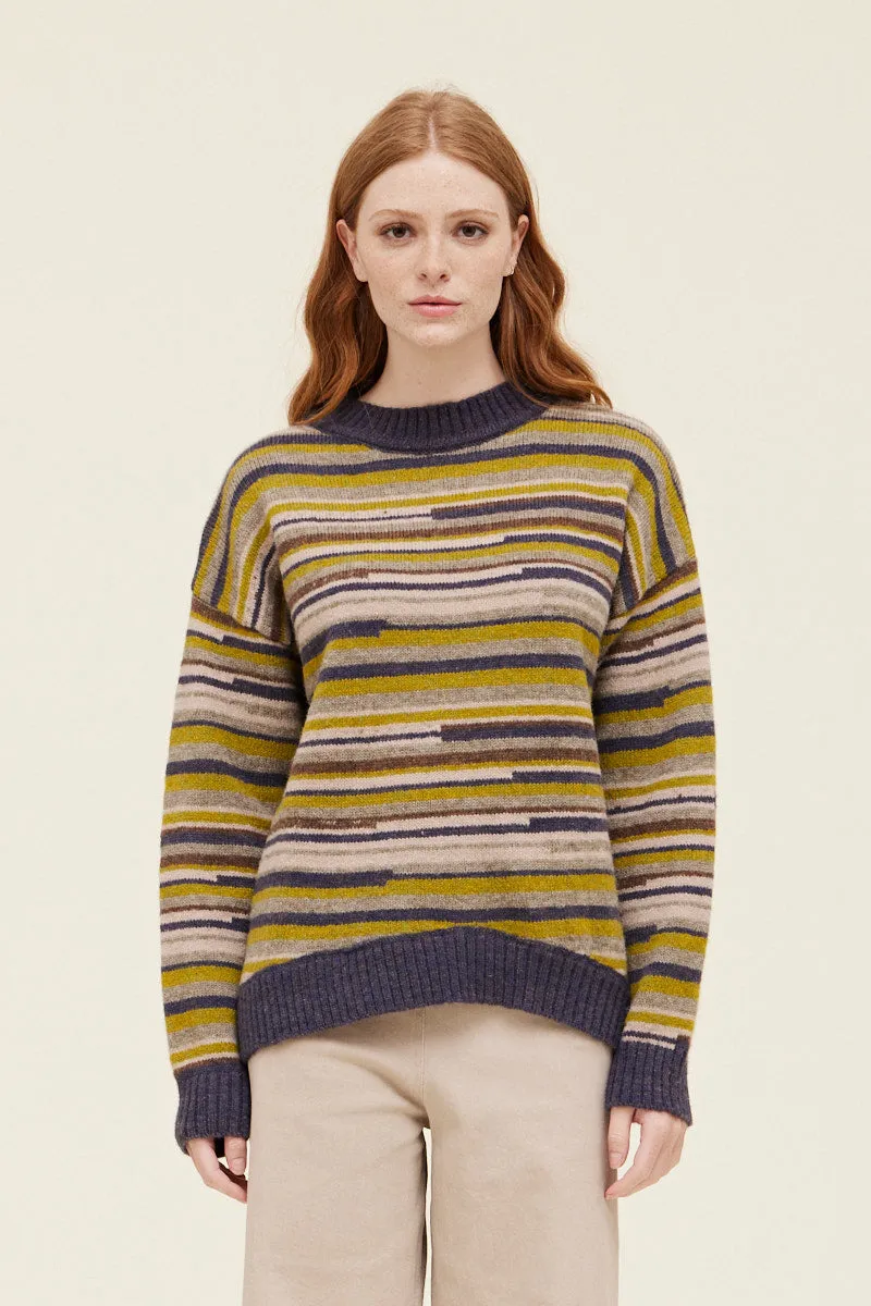 Stop Stripe Sweater