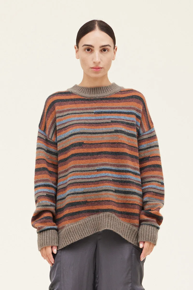 Stop Stripe Sweater