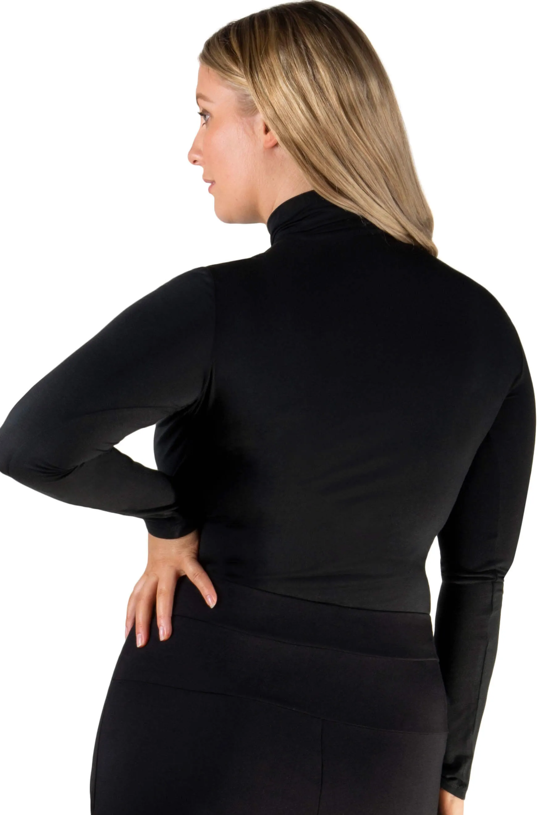 Super Soft Modal Turtleneck Thermal Top - 2 Pack