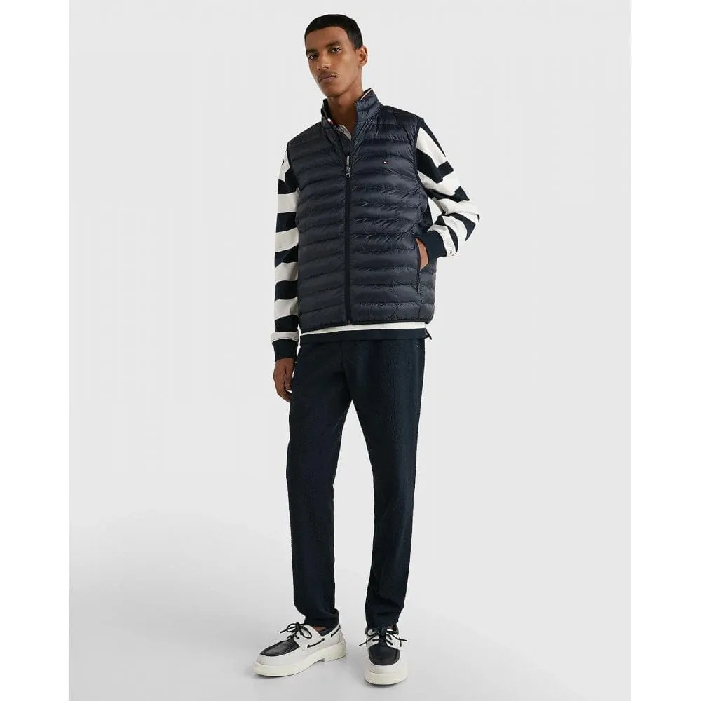 Tommy Hilfiger Packable Recycled Vest in Deep Indigo