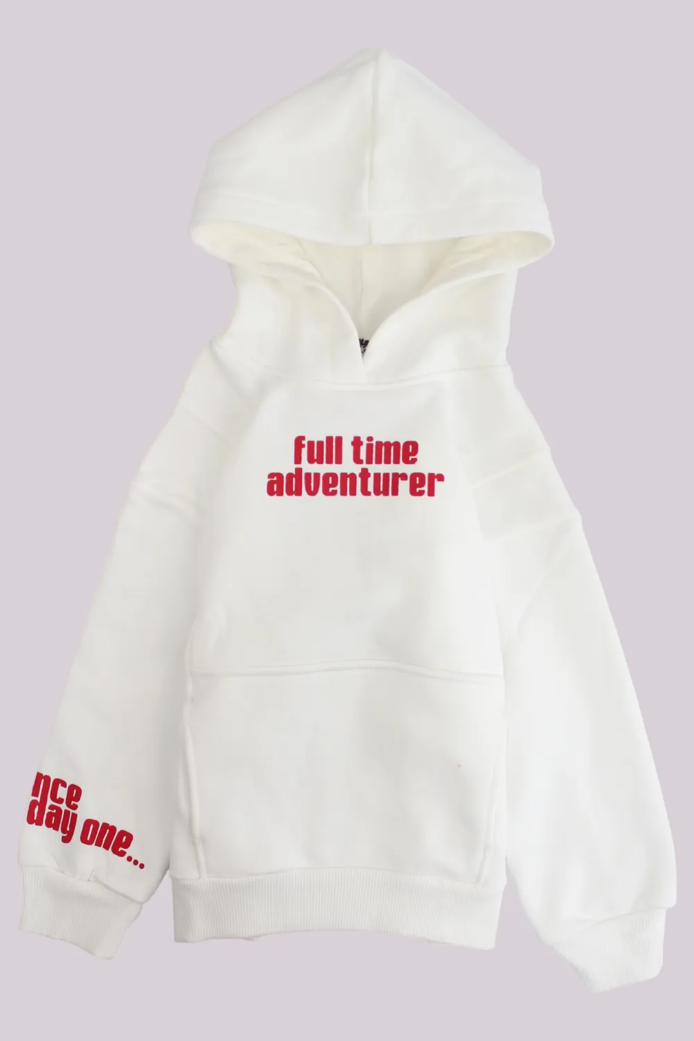 Unisex "Full Time Adventurer" Long-Sleeved Hoodie