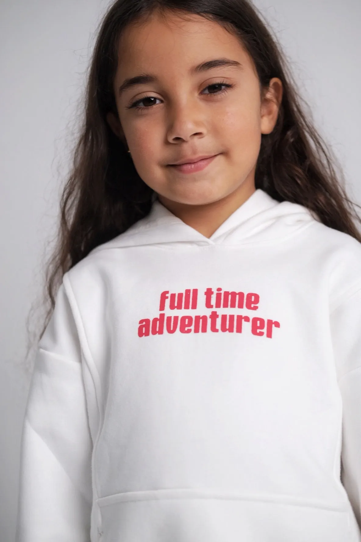 Unisex "Full Time Adventurer" Long-Sleeved Hoodie