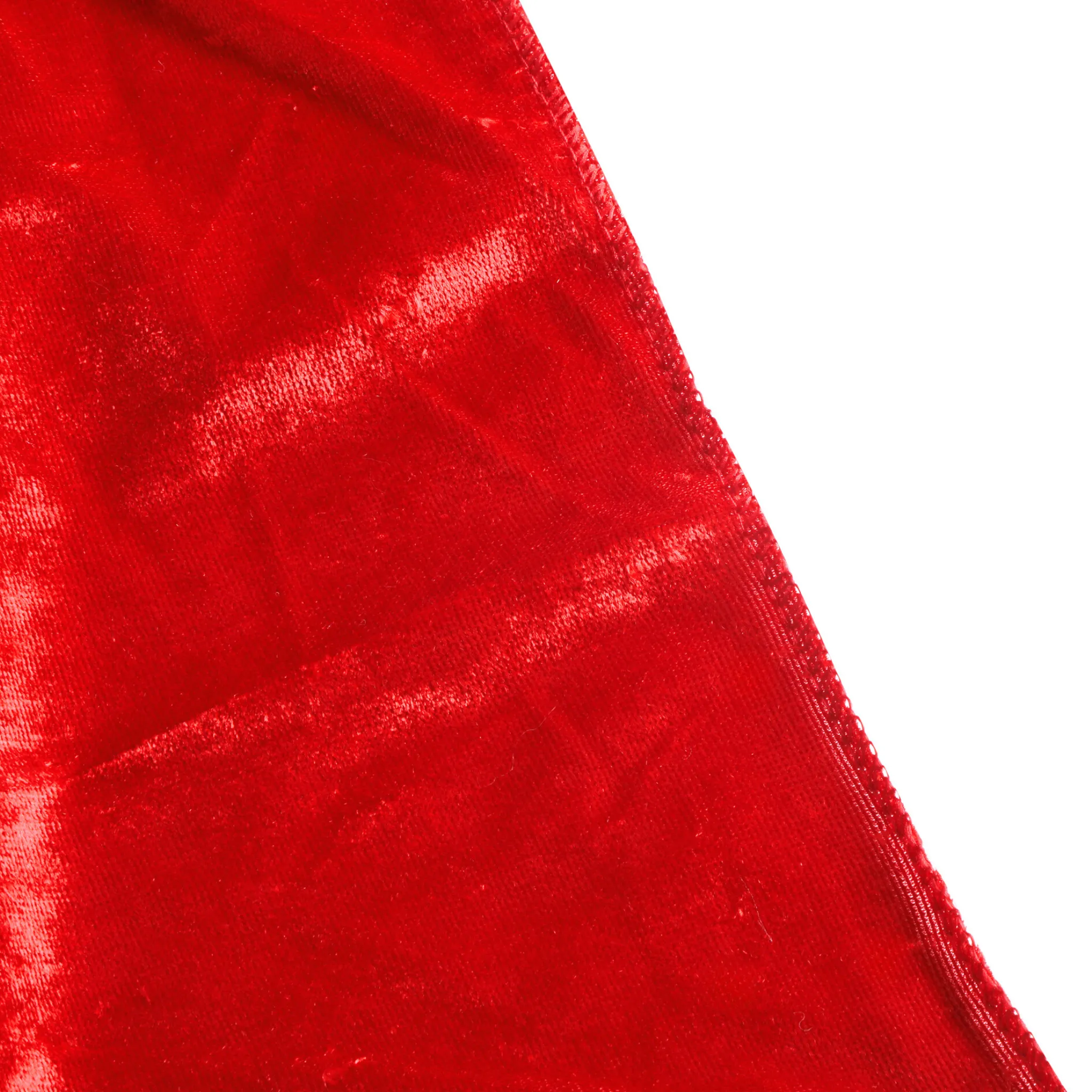 Velvet 90"x156" Rectangular Tablecloth - Red