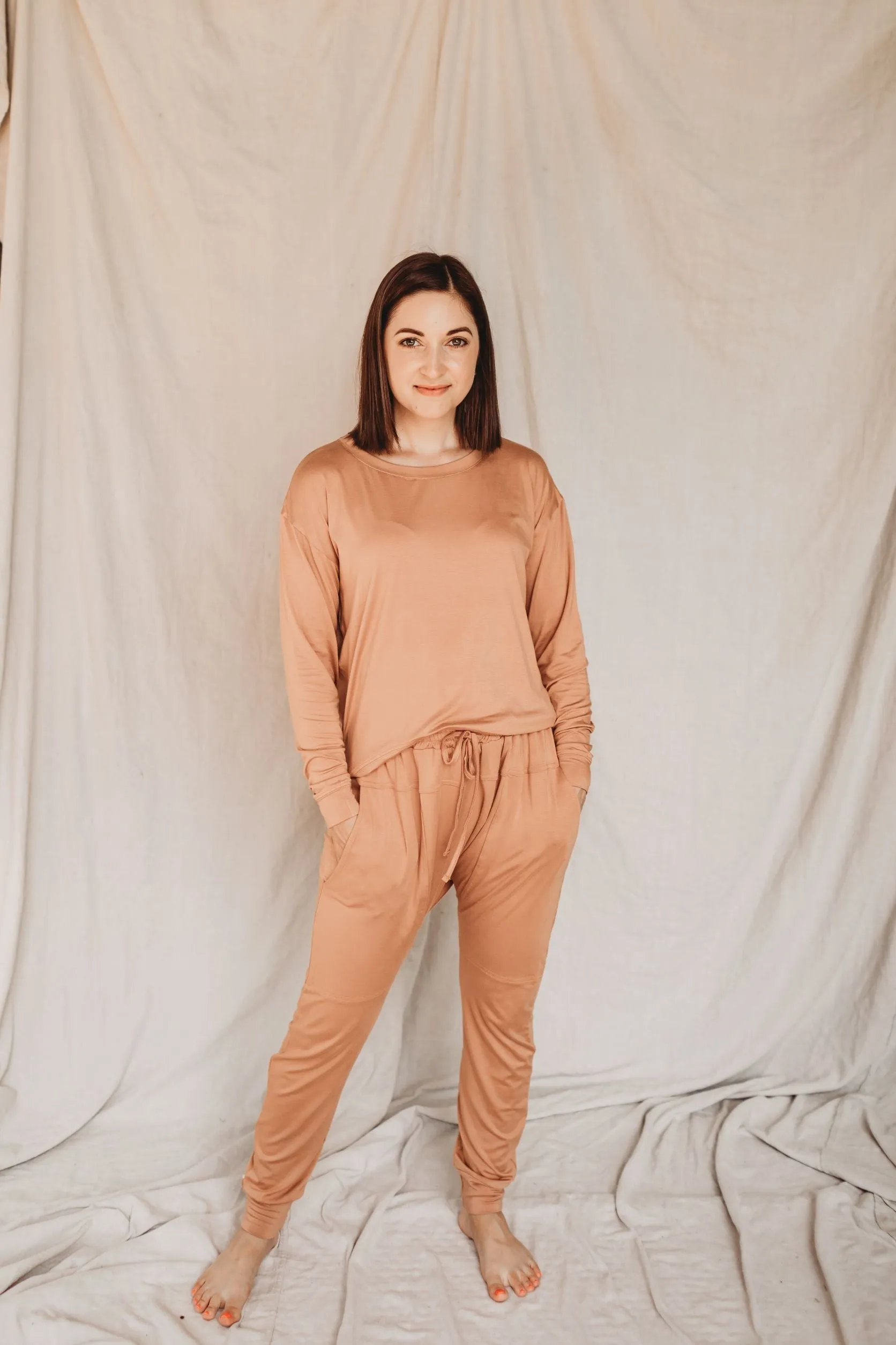 Weekender Pants - Woman - Luxe Bamboo -  Clay