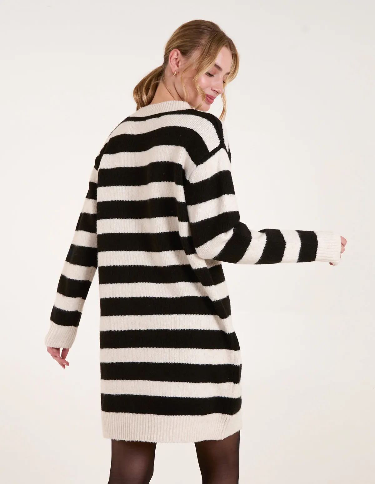 Wide Stripe Crew Neck Jumper