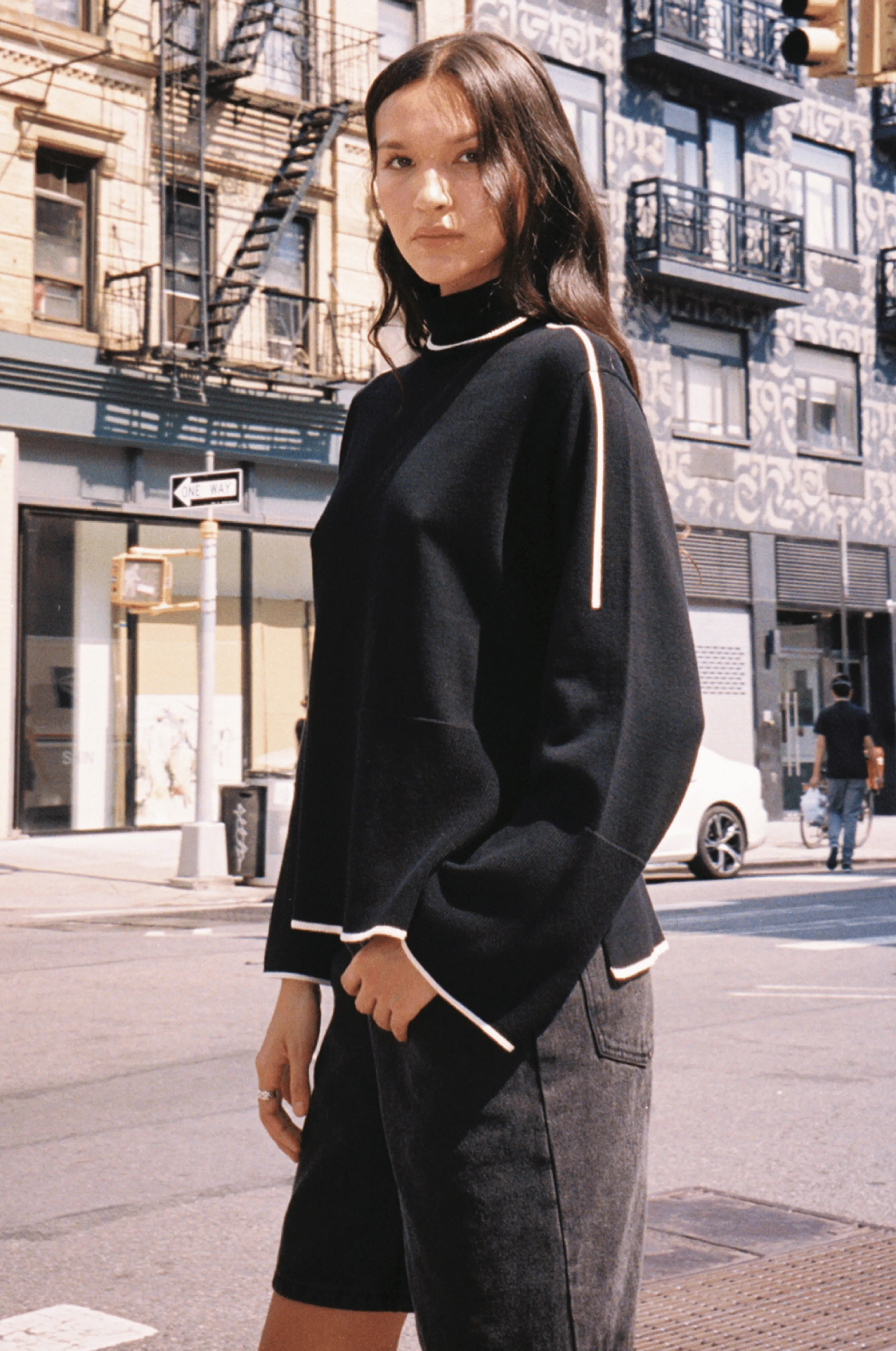 Women's Aswan Turtleneck in Black