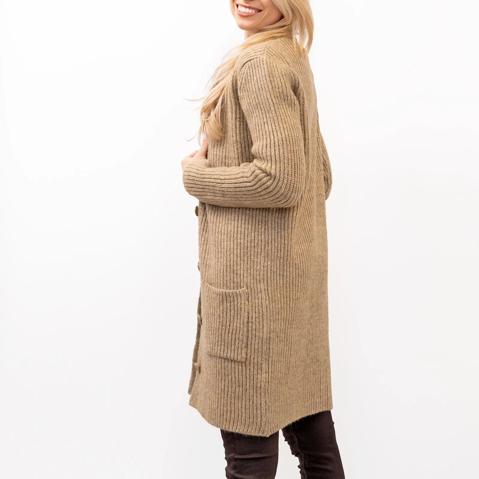 Wood Hill Longline Chunky Knit Cardigans in 8 Colours