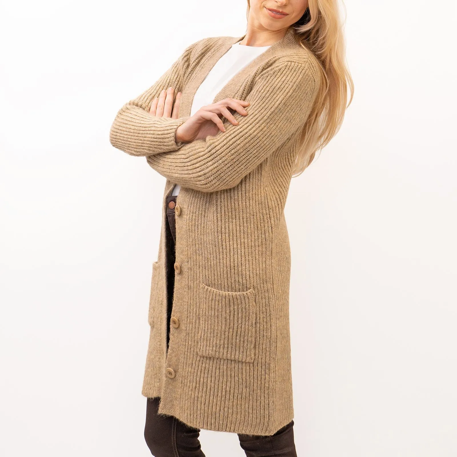 Wood Hill Longline Chunky Knit Cardigans in 8 Colours