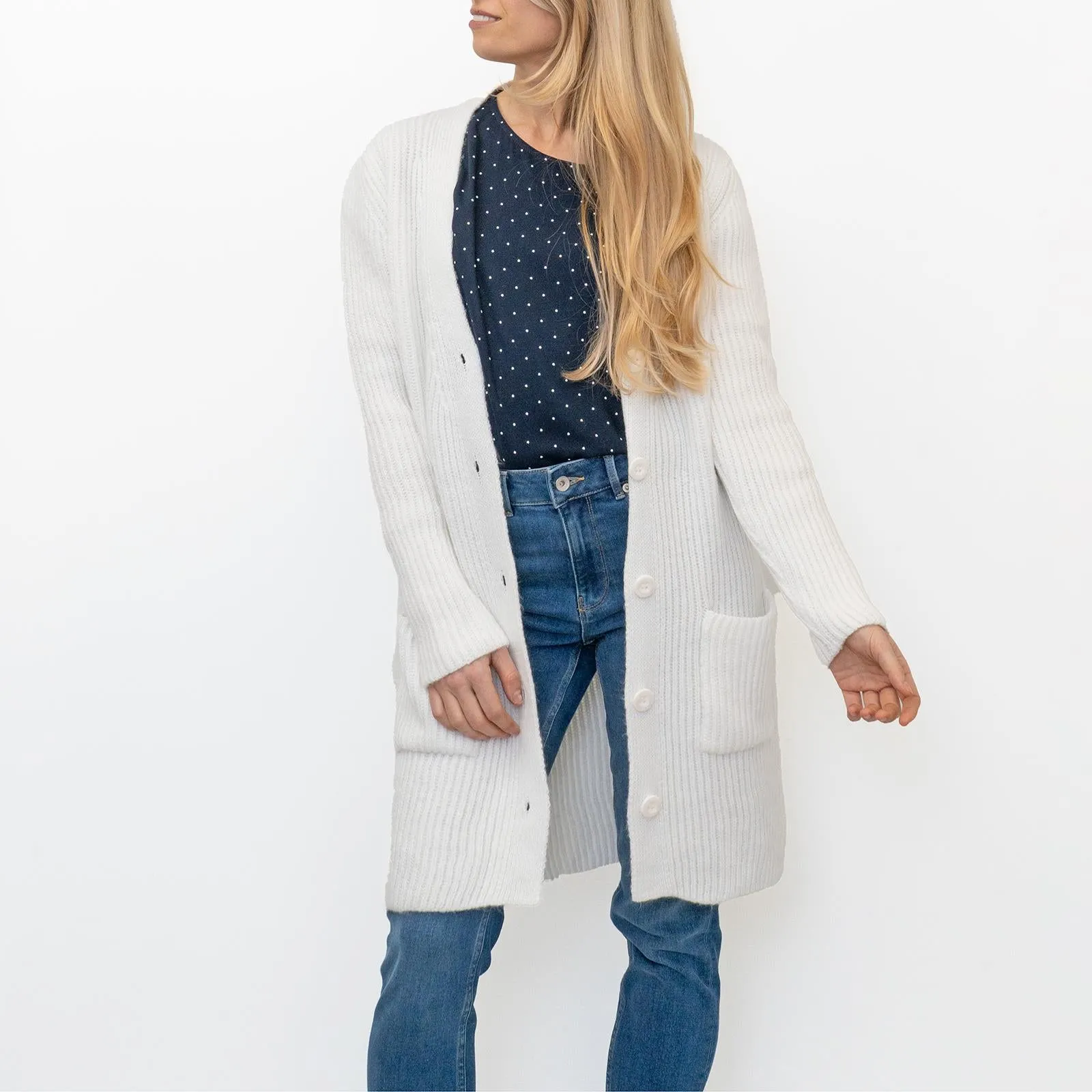 Wood Hill Longline Chunky Knit Cardigans in 8 Colours