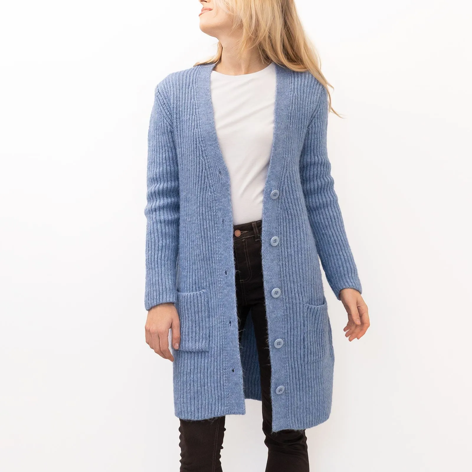 Wood Hill Longline Chunky Knit Cardigans in 8 Colours